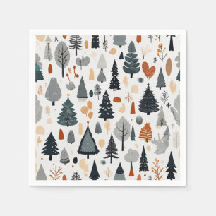 Serviette En Papier Soirée festive Joyeux Noël Fête