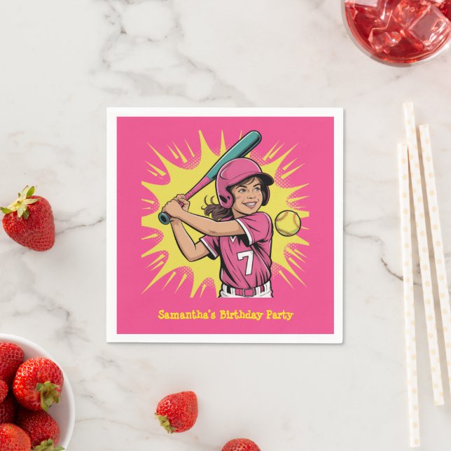Serviette En Papier Soirée pour filles (En situation)