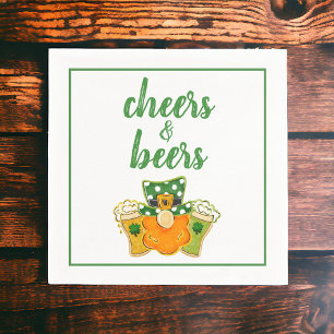 Serviette En Papier Soirées et bières Leprechaun St Patrick's Day Part