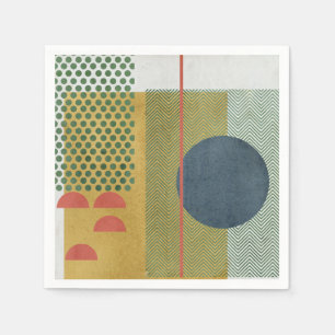 Serviette En Papier Soleil Rouge IV