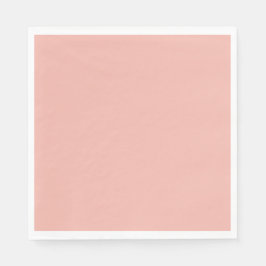 Serviette En Papier Solid light salmon pale red