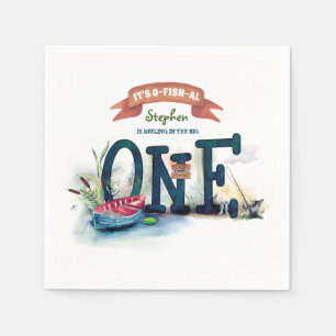 Serviette En Papier Son OFishAl 1er anniversaire