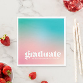 Serviette En Papier Sorbet Gradient Graduent Party Napkins