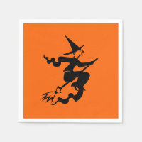 Sorcière volant sur balai Halloween 4Nellie