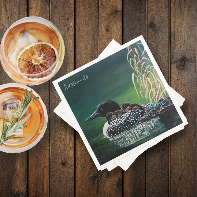 Serviette En Papier Sortie de la famille Loon (Créateur téléchargé)