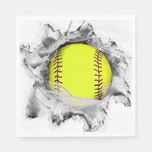 Serviette En Papier Sotball Team Party (Devant)