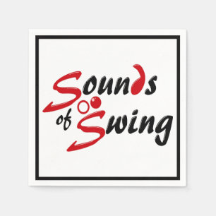 Serviette En Papier Sounds of swing