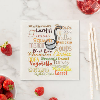 Serviette En Papier Soupes Soupe Alimentation Graphique Art