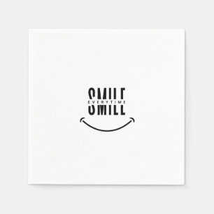 Serviette En Papier Souriez chaque fois