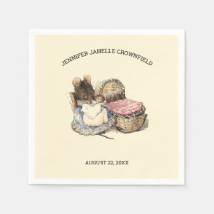 Serviette En Papier Souris et Baby shower mère nouveau-nés