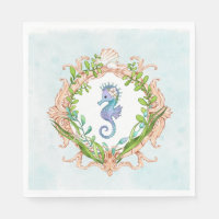 Sous le cadre de la mer Shell avec Sea Horse