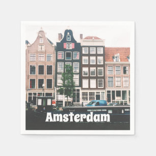 Serviette En Papier Souvenir de voyage à Amsterdam