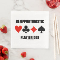 Soyez Opportuniste Play Bridge Quatre Costumes