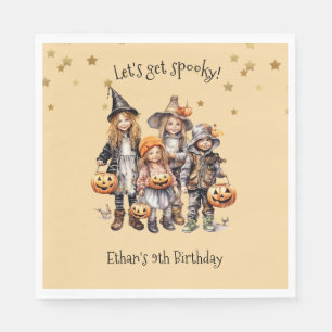 Serviette En Papier Soyons éffrayants ! Fête anniversaire de enfant co