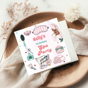 Serviette En Papier Spa Anniversaire Pamper Party Anniversaire