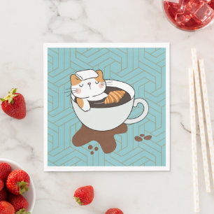 Serviette En Papier Spa de café