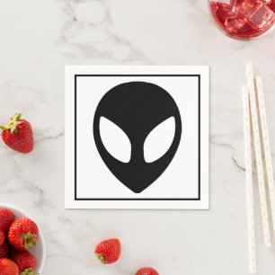 Serviette En Papier Space Alien Sci Fi Extraterrestrial Cocktail