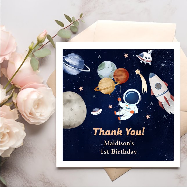 Serviette En Papier Space Rocket Planètes Papier Plaques (Créateur téléchargé)