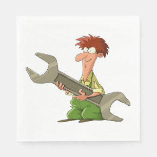 Serviette En Papier Spanner géant mécanique