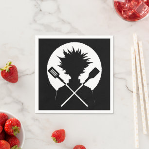 Serviette En Papier Spatules Cuisine Drôle Chef Sauvage