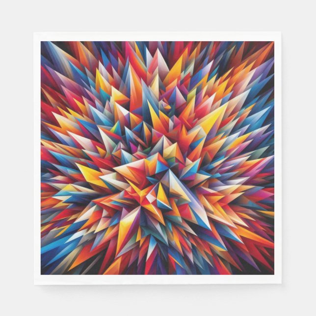 Serviette En Papier Spectre explosif (Devant)