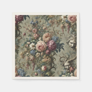 Serviette En Papier Spectres de bois - gothique victorien
