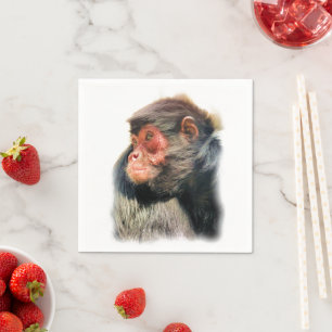 SERVIETTE EN PAPIER SPIDER MONKEY
