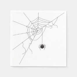 Serviette En Papier spider web