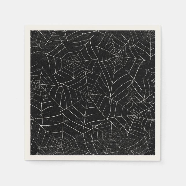Serviette En Papier Spiderweb Halloween (Devant)
