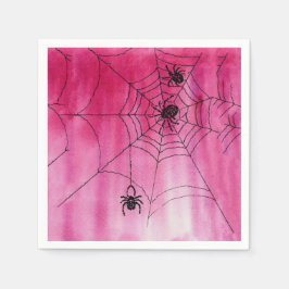 Serviette En Papier Spidery Web design sur papier serviettes