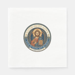 Serviette En Papier Spiritualité contemplative monastique de Jésus Gra