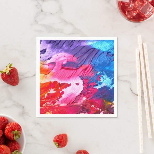 Serviette En Papier Splash (En situation)