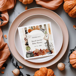 Serviette En Papier Spooktacular Halloween Ghost Pumpkin Baby Shower