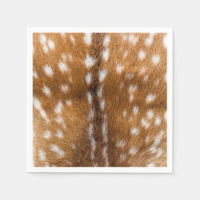 Serviette En Papier Spotted deer pour texture (Devant)