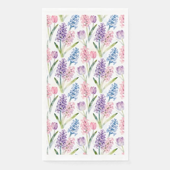 Serviette En Papier Spring Floral Pattern (Devant)