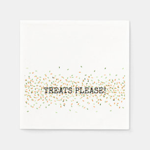 Serviette En Papier Sprinkles TREATS S'IL VOUS PLAÎT Halloween enfants