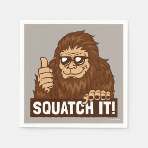Serviette En Papier Squatch