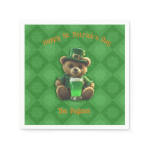St. Patirck's Day Irlandais Teddy Bear