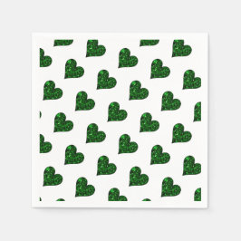 Serviette En Papier St. Patrick's Day Emerald Heart