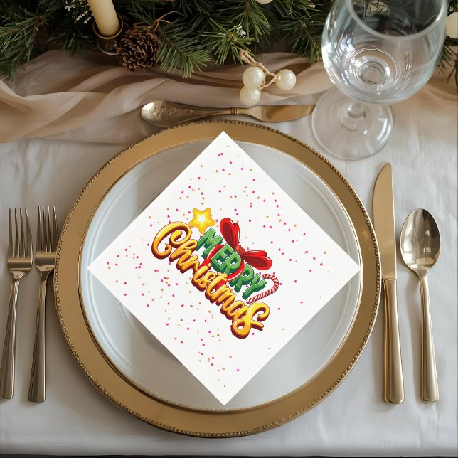 Serviette En Papier Standard Cocktail Paper Napkin (Créateur téléchargé)