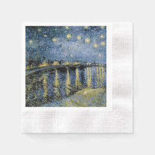 Serviette En Papier Starry Night Vincent van Gogh