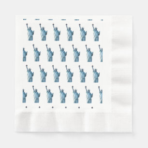 Serviette En Papier Statue de la liberté