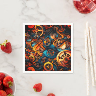 Serviette En Papier Steampunk