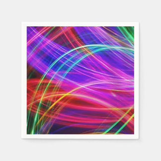 Serviette En Papier Sticks à lents arc-en-ciel