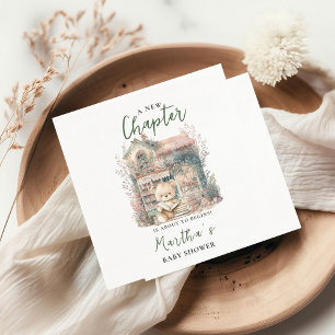Serviette En Papier Storybook Un nouveau chapitre sur commence Baby sh