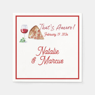 Serviette En Papier Style italien Amore Fête des mariées