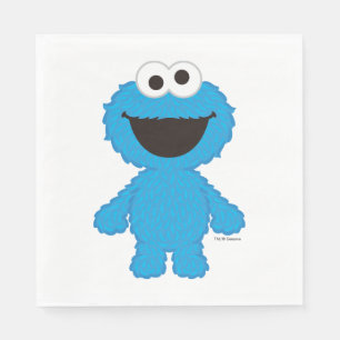 Serviette En Papier Style laine de monstre de biscuits