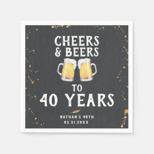 Serviette En Papier Style Pub de la bière et de la bière