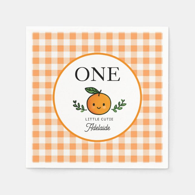 Serviette En Papier Such a Cutie Birthday Paper Napkin (Devant)