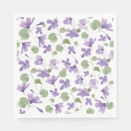 Serviette En Papier Sucré Violets déjeuner Napkin